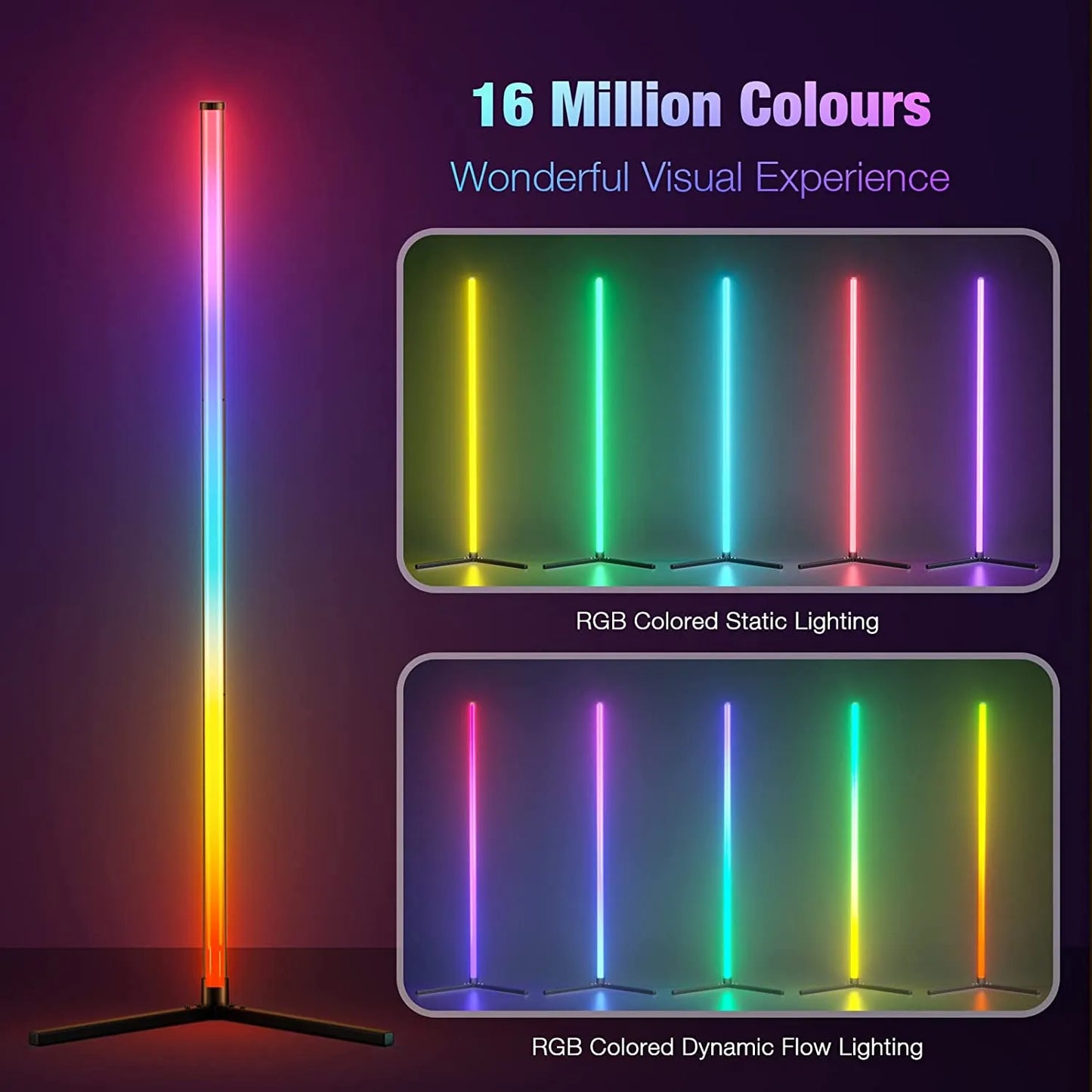 Smart RGB Dream Color Floor Lamp with Music Sync